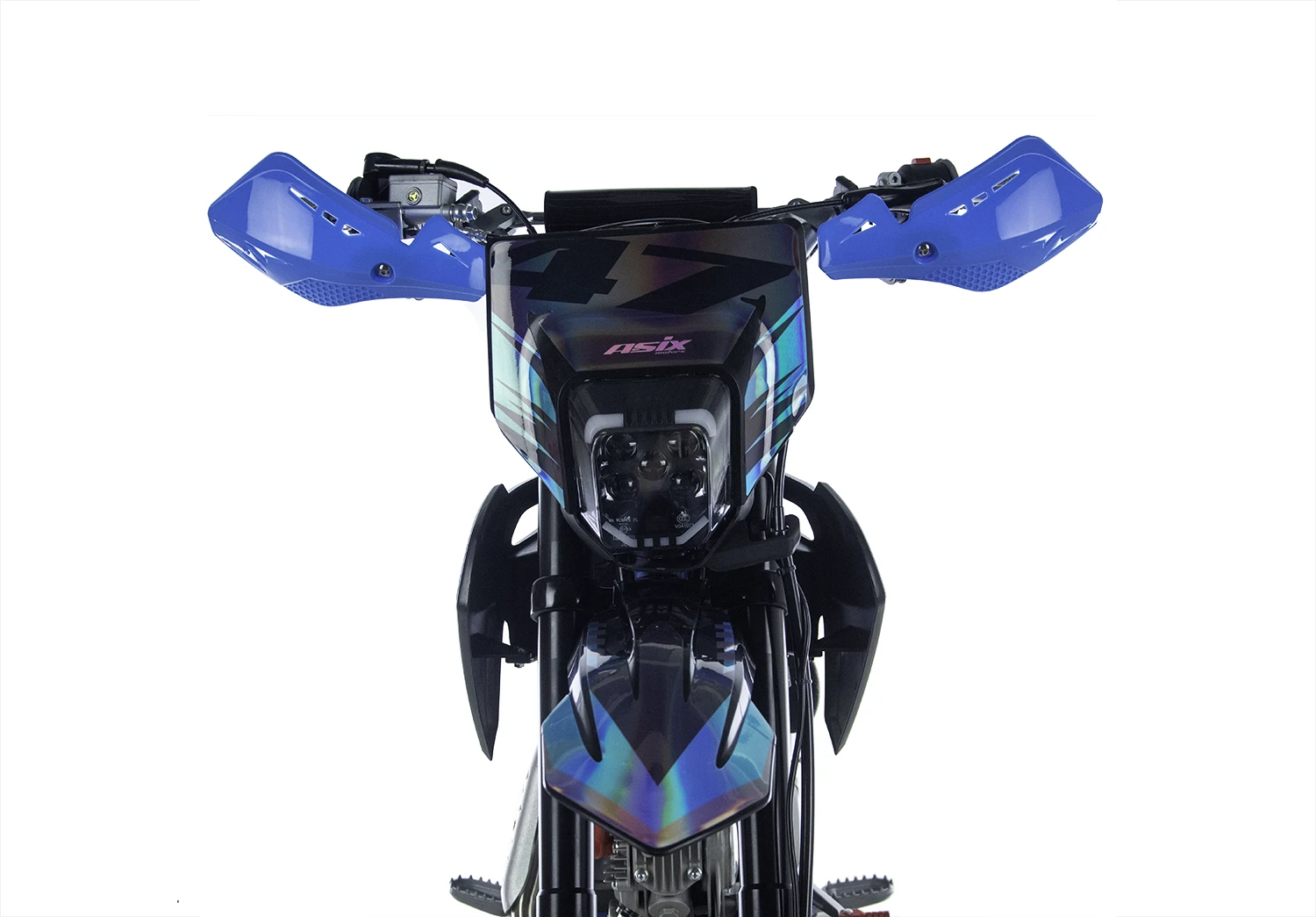 Motocicleta Enduro/Cross Asix XB67 125cc, 4T, roti 19"/16", 4 viteze, pornire electromotor, negru/verde [13]