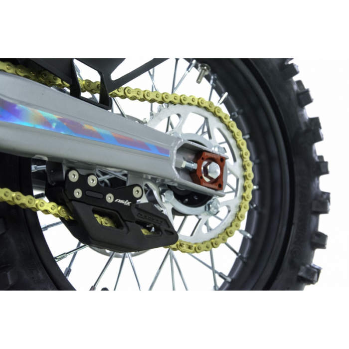 Motocicleta Enduro/Cross Asix XB67 125cc, 4T, roti 19"/16", 4 viteze, pornire electromotor, culoare negru/rosu [8]