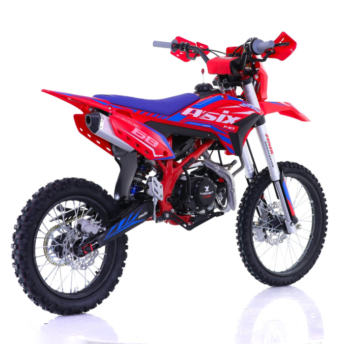 Motocicleta Enduro/Cross Asix XB68,140CC, 4T, roti 19"/16", pornire electromotor, culoare rosu/albastru [3]