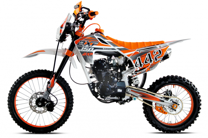 Motocicleta Enduro Cross Barton BXF 150cc Pro, 4T, roti 19   16  , culoare portocaliu, model 2025