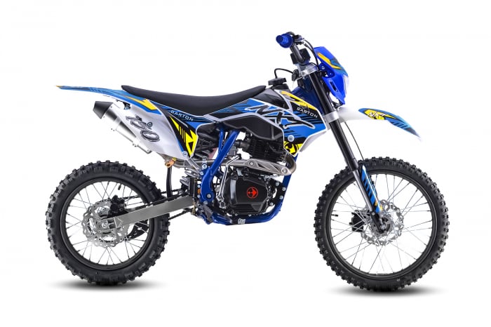 Motocicleta Enduro Cross Barton DB150 BTS 150cc, 4T, roti 19 16 , culoare albastru fluo