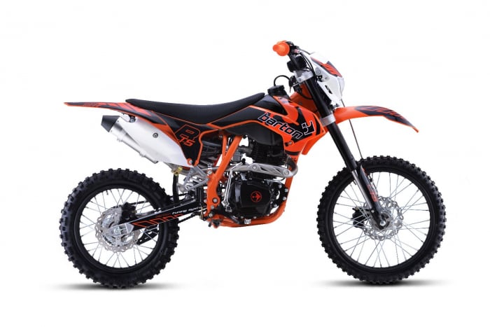 Motocicleta Enduro Cross Barton DB150 BTS 150cc, 4T, roti 19   16  , culoare portocaliu