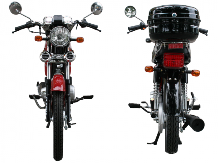 Motocicleta Ranger Classic 50cc, top case inclus, culoare rosu [3]