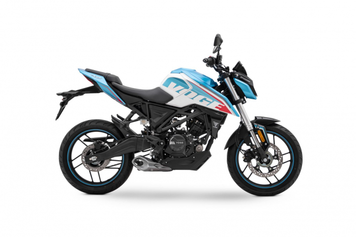 Motocicleta Voge 125R Naked, culoare albastru/negru [2]