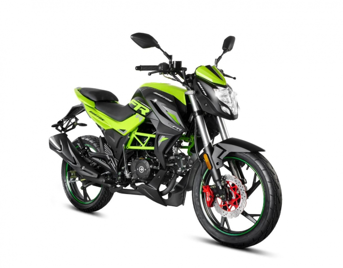 Motociclu Barton FR50cc, culoare negru/verde [2]