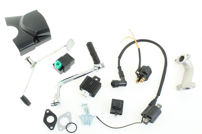 Motor complet JH125, 4 viteze, instalatie electrica, carburator [3]