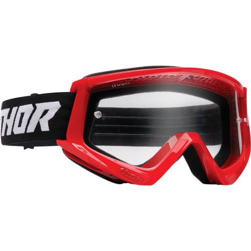 Ochelari atv cross copii Thor Combat, culoare rosu negru