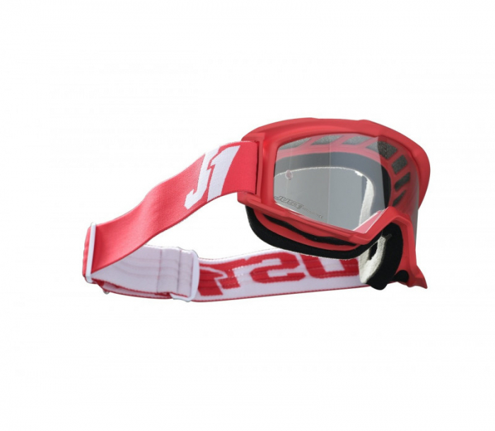 Ochelari atv/cross Just1 Vitro, culoare rosu/alb [3]