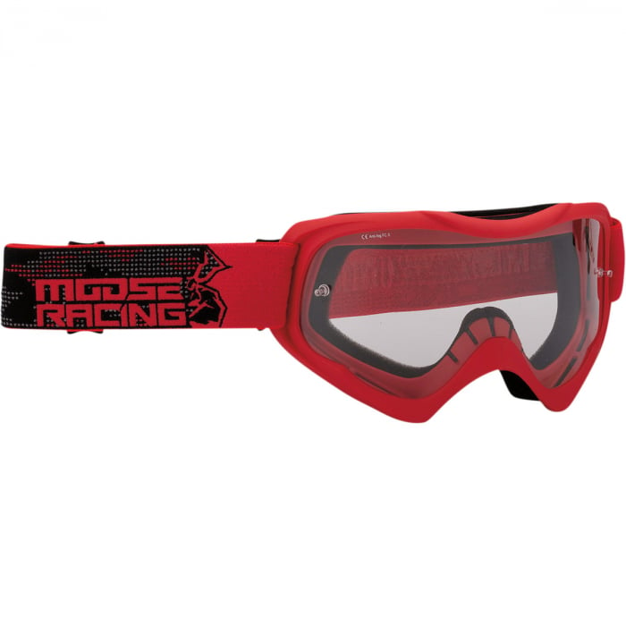 Ochelari atv cross Moose Racing Qualifier Agroid culoare Negru Rosu