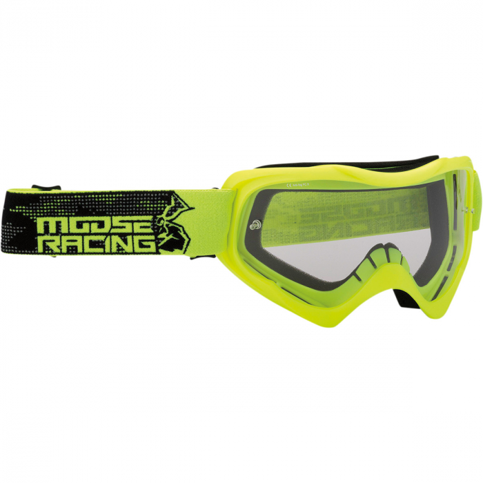 Ochelari atv cross Moose Racing Qualifier Agroid culoare Negru Verde