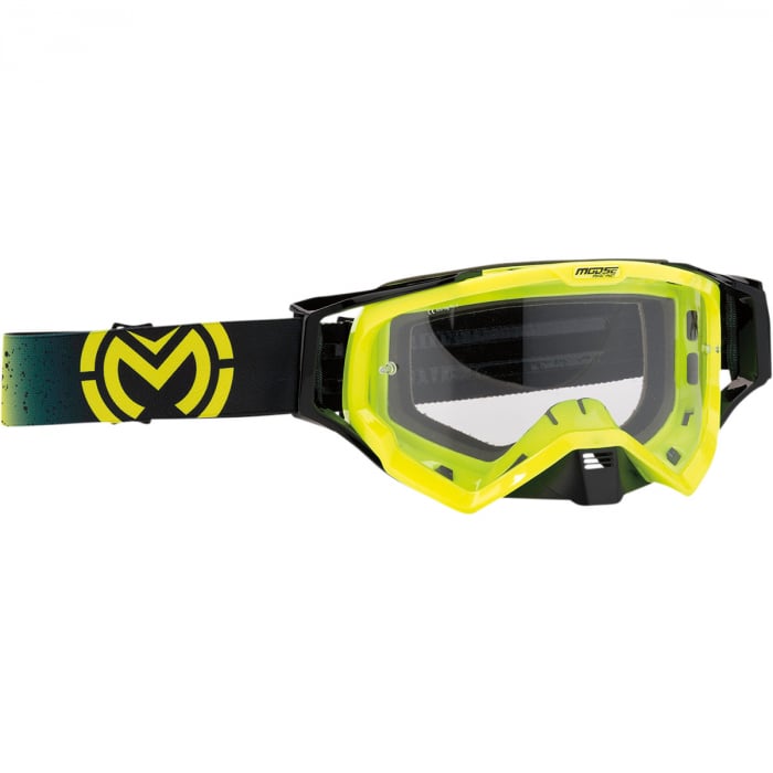 Ochelari atv cross Moose Racing XCR Pro Star culoare Negru Verde