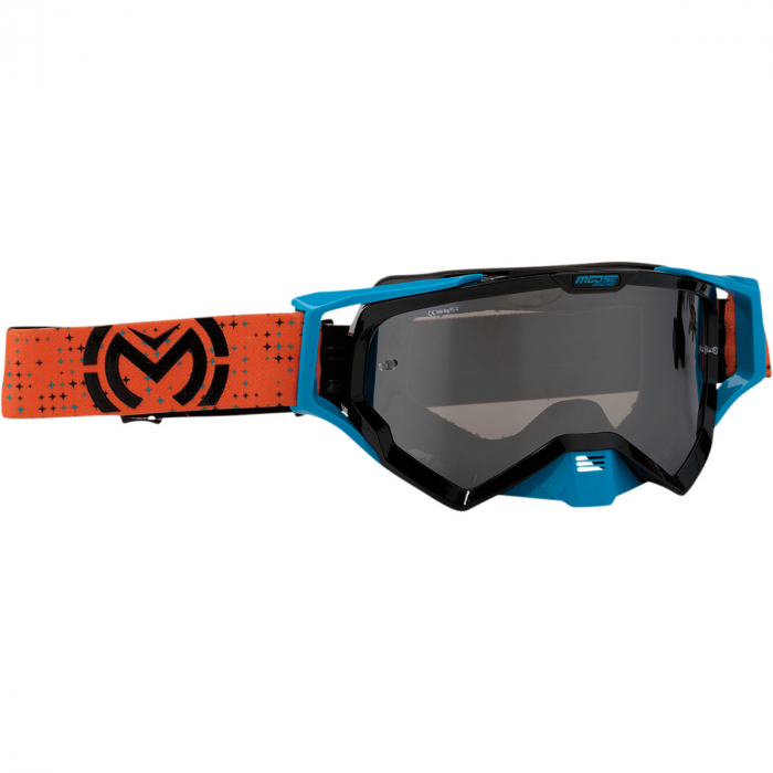 Ochelari atv cross Moose Racing XCR Pro Star culoare Albastru Portocaliu