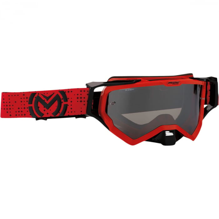 Ochelari atv cross Moose Racing XCR Pro Star culoare Rosu Negru