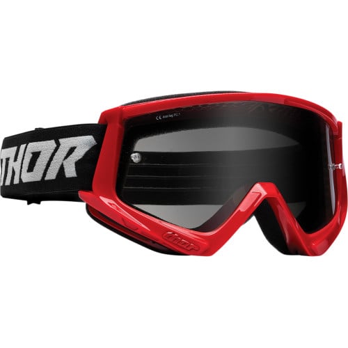 Ochelari Atv Cross Thor Combat Sand culoare rosu negru