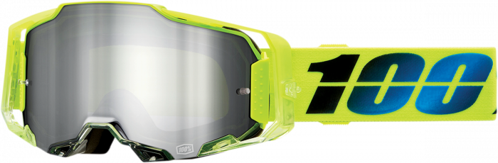 Ochelari cross/atv 100% Armega Koropi, lentila oglinda, culoare rama lime [2]