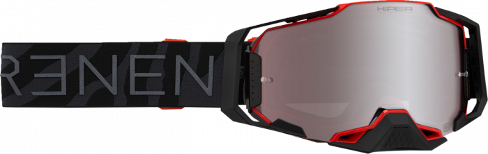 Ochelari cross/atv 100% Armega RENEN, lentila oglinda, culoare negru/rosu [3]