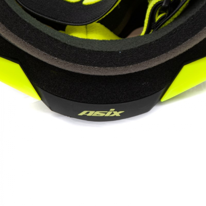 Ochelari cross/atv/enduro, Asix AS1, lentila argintie, culoare rama galben fluo/negru mat [7]