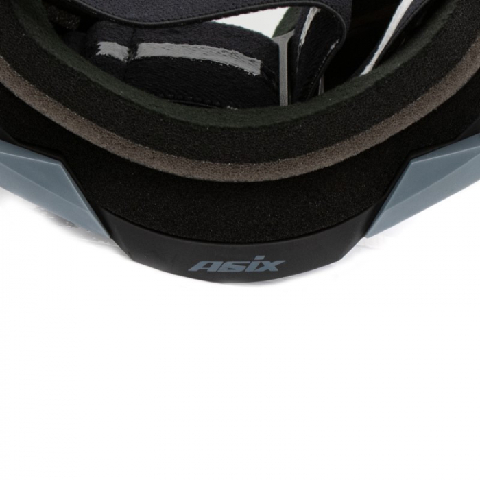 Ochelari cross/atv/enduro, Asix AS1, lentila argintie, culoare rama gri/negru mat [6]