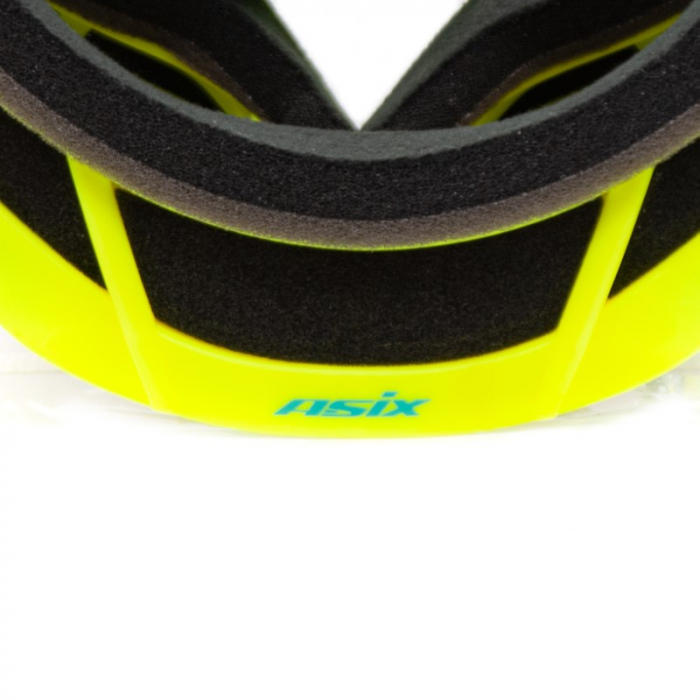 Ochelari cross/atv/enduro, Asix AS2, lentila galbena, culoare rama lime/albastru mat [6]