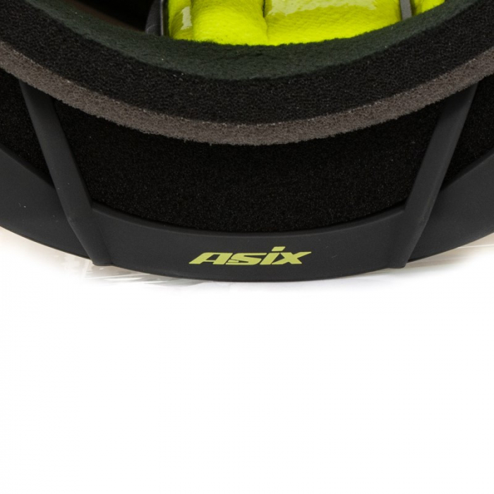 Ochelari cross/atv/enduro, Asix AS2, lentila galbena, culoare rama lime/negru mat [6]