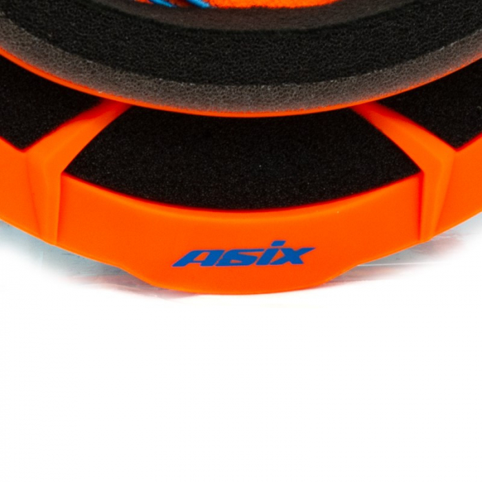 Ochelari cross/atv/enduro, Asix AS3, lentila albastra, culoare rama portocaliu/albastru mat [6]