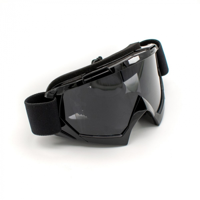 Ochelari cross/atv/enduro, XTR, culoare rama negru mat, lentila transparenta [2]