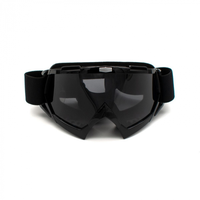 Ochelari cross/atv/enduro, XTR, culoare rama negru mat, lentila transparenta [3]