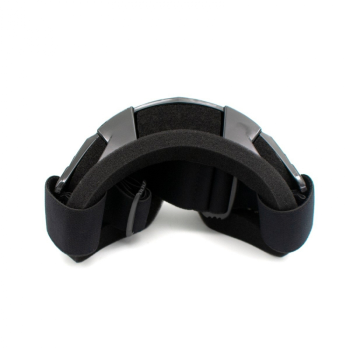 Ochelari cross/atv/enduro, XTR, lentila oglinda, culoare rama negru lucios [4]