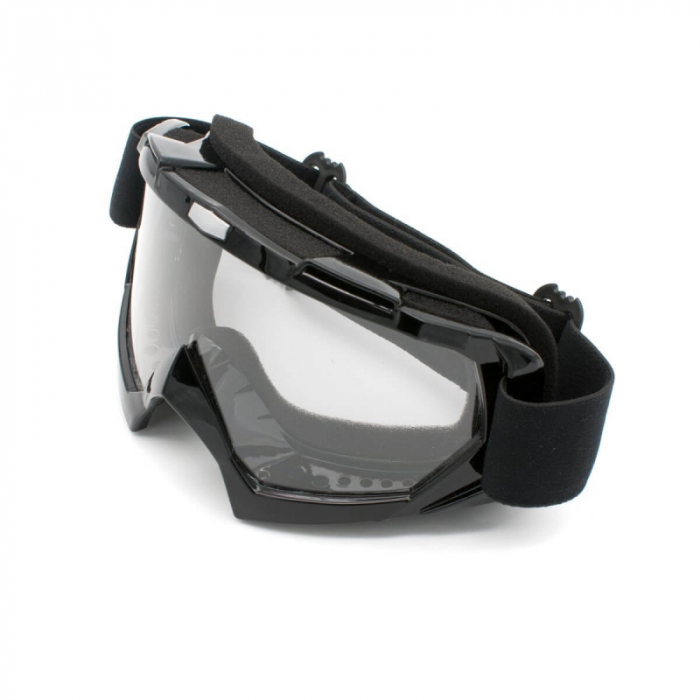 Ochelari cross/atv/enduro, XTR, lentila transparenta, culoare rama negru lucios [4]
