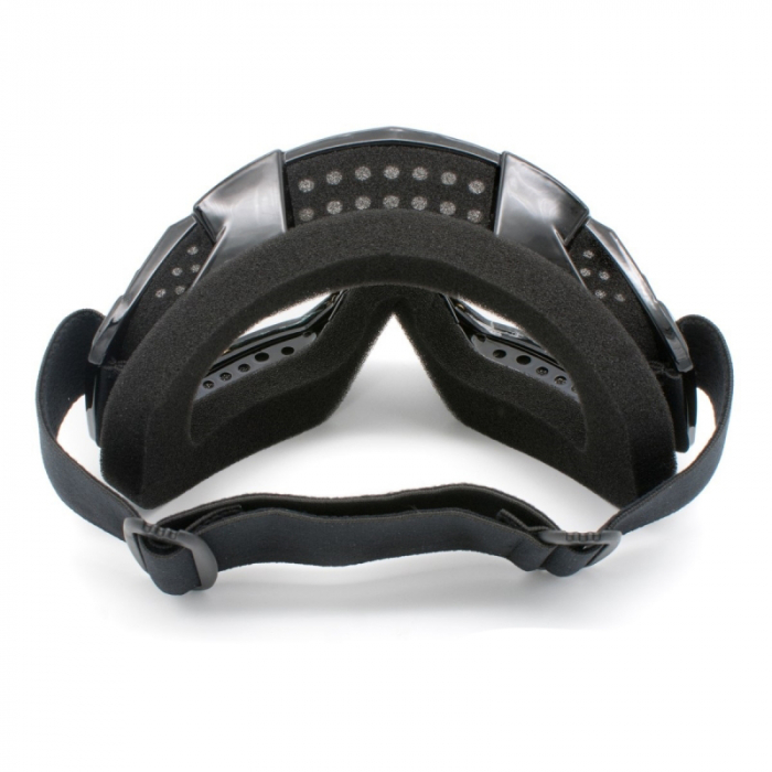 Ochelari cross/atv/enduro, XTR, lentila transparenta, culoare rama negru lucios [2]