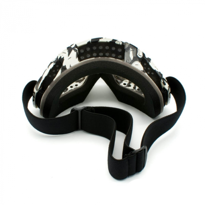 Ochelari cross/atv/enduro, XTR, lentila transparenta, culoare rama negru/gri [4]