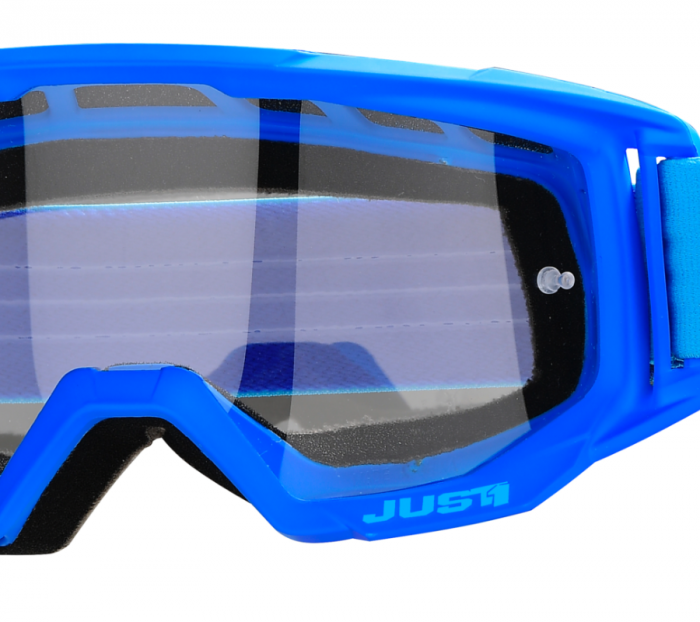 Ochelari cross/atv Just 1 Vitro, lentila transparenta, culoare rama albastru [2]