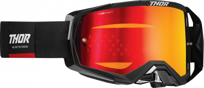 Ochelari cross atv Thor Activate, lentila oglinda, culoare negru