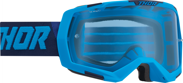Ochelari cross atv Thor Regiment, lentila albastra, culoare albastru bleumarin