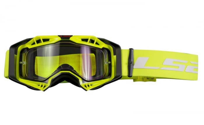 Ochelari LS2 cross enduro atv, culoare galben, lentila clara