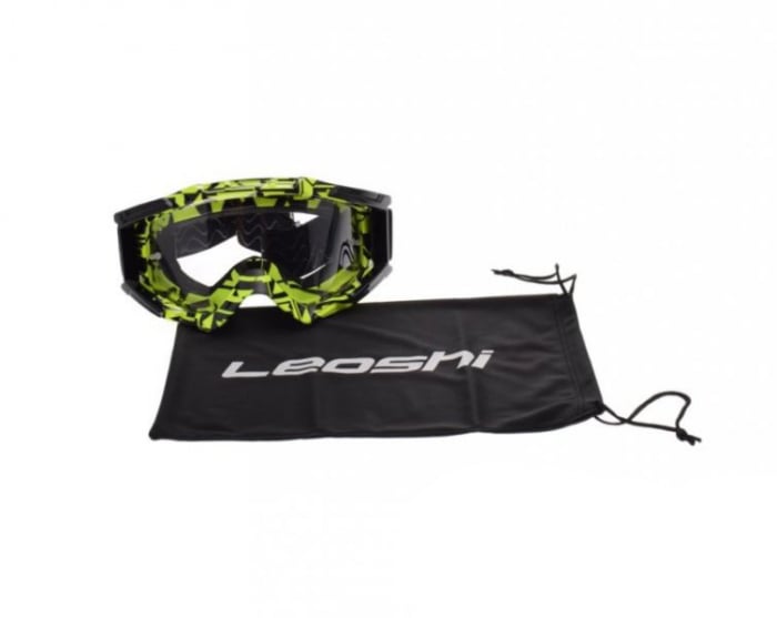 Ochelari motocross atv enduro Leoshi, culoare verde negru