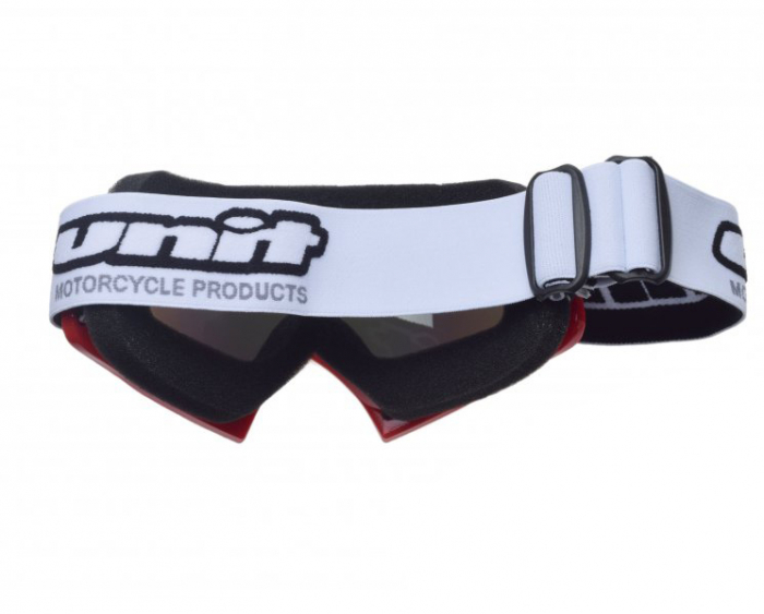 Ochelari motocross/atv/enduro Unit, culoare rama rosu, lentila fumurie colorata [2]