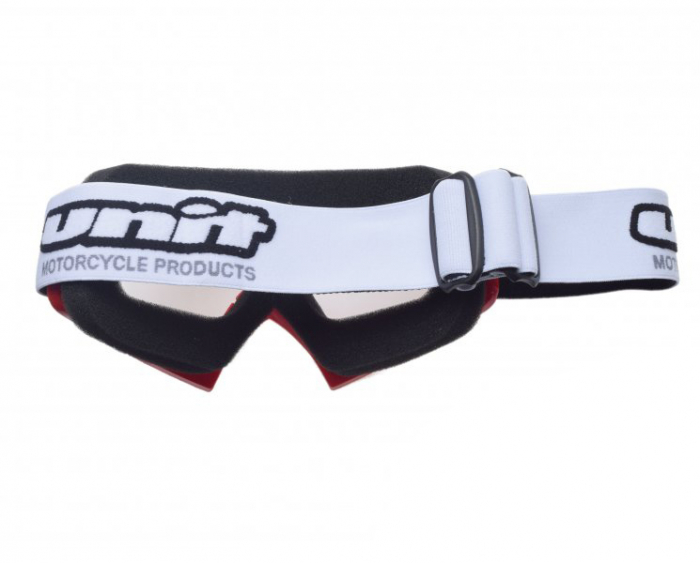 Ochelari motocross/atv/enduro Unit, culoare rama rosu, lentila clara [2]