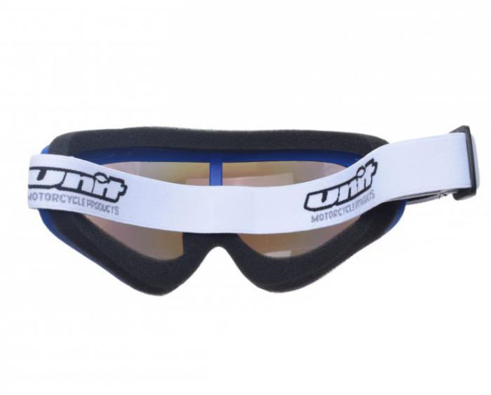 Ochelari copii motocross/atv/enduro Unit, culoare rama albastru, lentila transparenta [2]