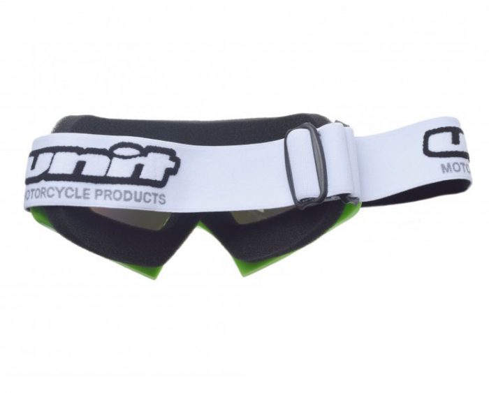 Ochelari motocross/atv/enduro Unit, culoare rama lime, lentila fumurie curcubeu [2]