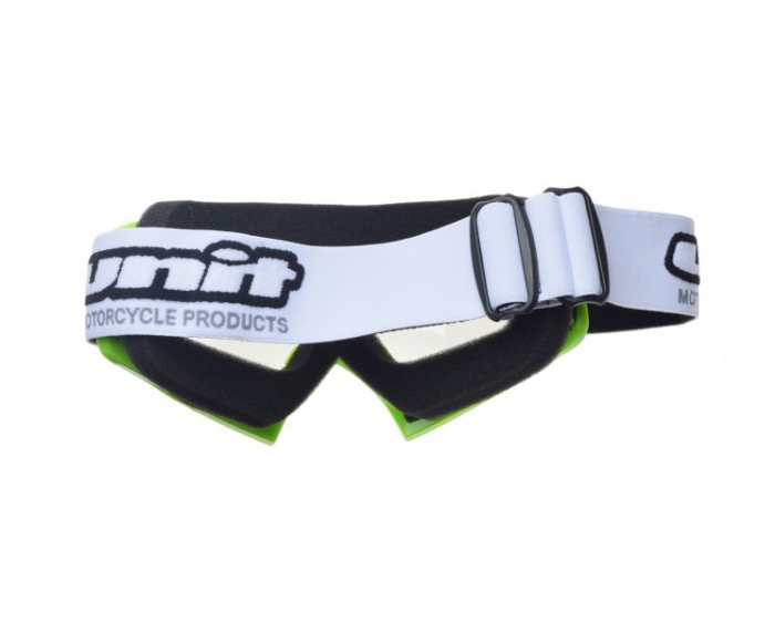 Ochelari motocross/atv/enduro Unit, culoare rama verde, lentila transparenta [2]