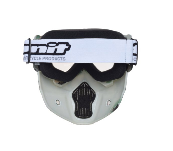 Ochelari motocross/atv/enduro Unit, model masca army, culoare rama army, lentila transparenta [2]