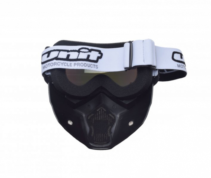 Ochelari motocross/atv/enduro Unit, model masca, lentila clara, culoare rama army [3]