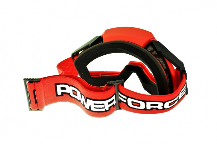 Ochelari motocross/enduro/atv, PowerForce, lentila antiaburire, culoare rama rosu [4]