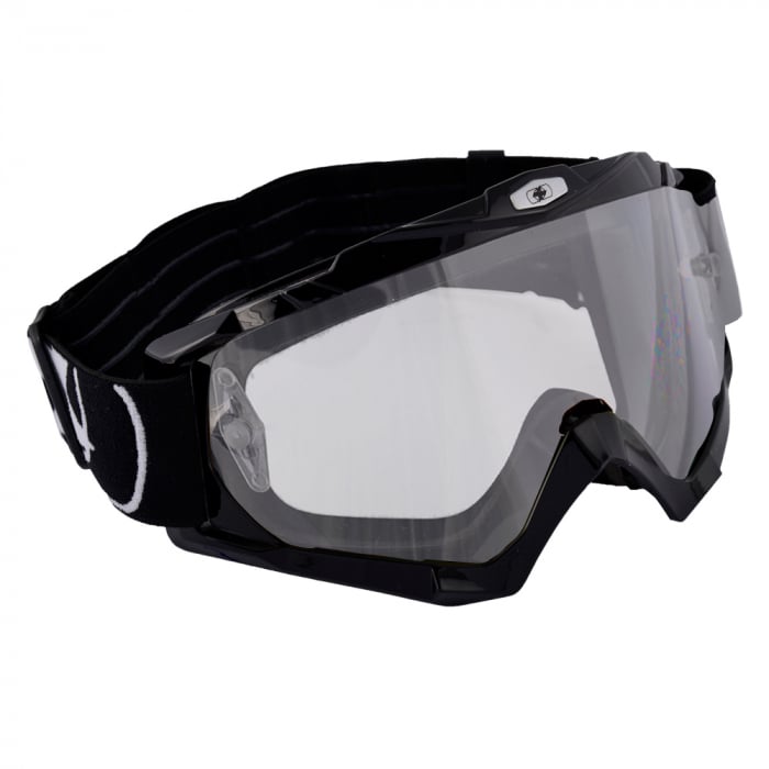 Ochelari motocross Oxford Assault Pro Goggle, culoare negru