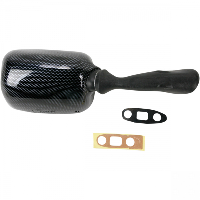 Oglinda moto Suzuki, montaj stanga, culoare carbon [2]