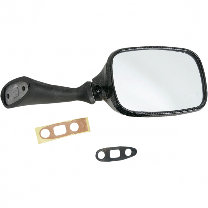 Oglinda moto Suzuki, montaj stanga, culoare carbon [3]