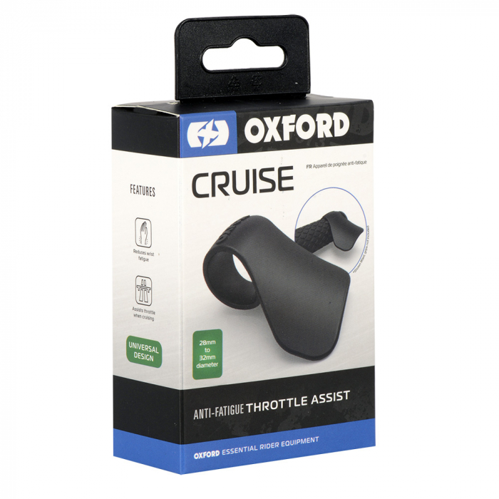Oxford Cruise, ajutor accelaratie, 28mm - 32mm, culoare negru [2]