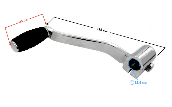 Pedala schimbator viteze pentru Barton Moped Fighter [2]