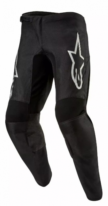 Pantaloni atv cross Alpinestars Fluid, culoare negru alb, marime 38